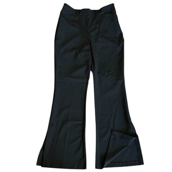 New York & Co High Rise Flare Pant Fit To Flatter Black Trousers Slacks NWT - Picture 5 of 7
